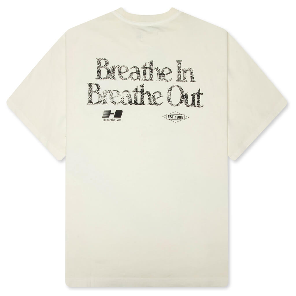 Breathe In Breathe Out S/S Tee - White
