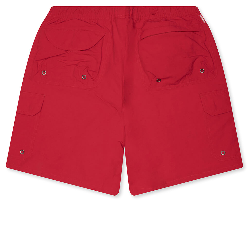 Breeze Short - Pompeian Red