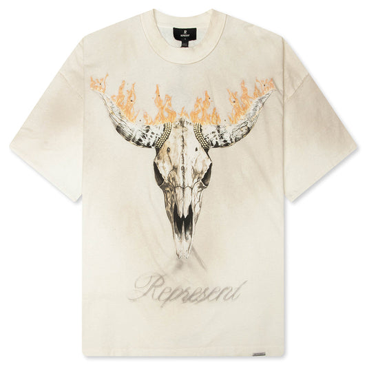 British Cowboys T-Shirt - Washed Ecru