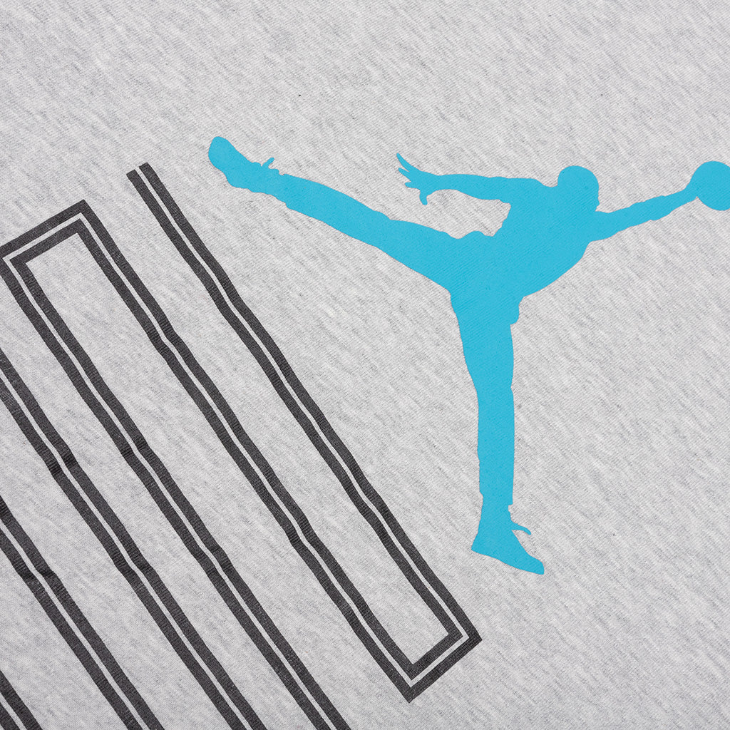 Brooklyn AJ11 Graphic L/S Tee - Grey Heather