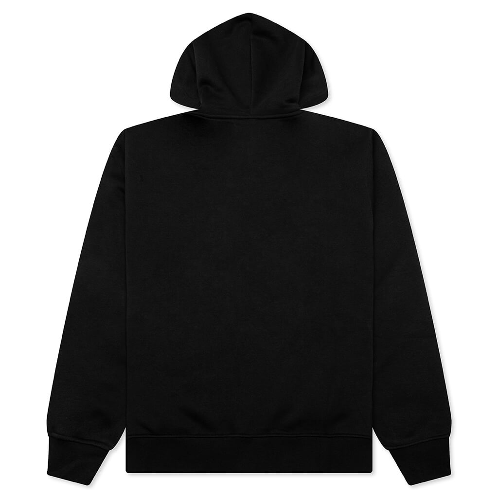 Brooklyn Fleece Full-Zip Hoodie - Black/White