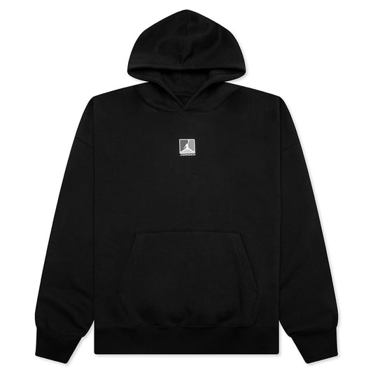Brooklyn Fleece Graphic Pullover Hoodie - Black/White