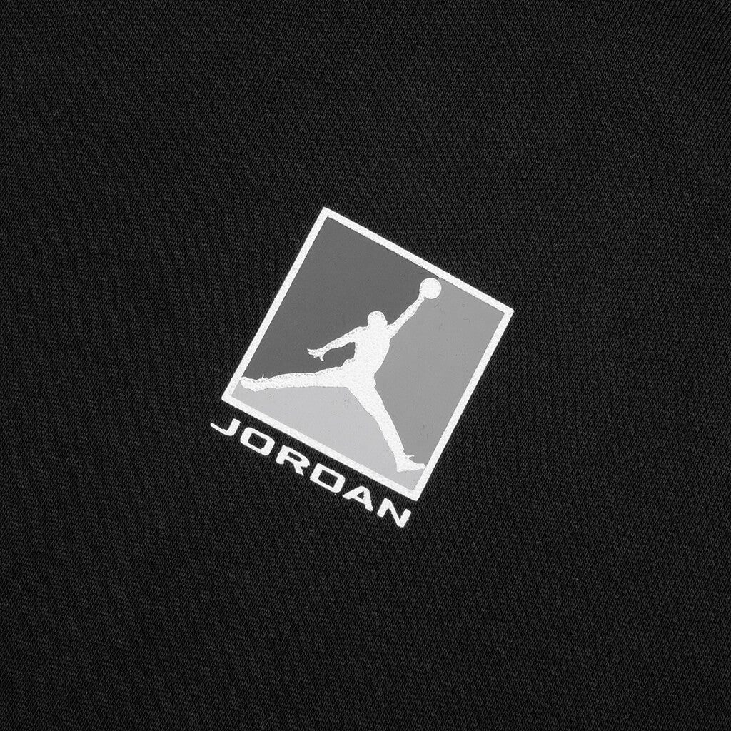 Brooklyn Fleece Graphic Pullover Hoodie - Black/White