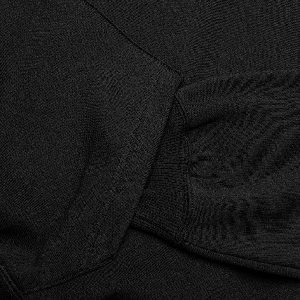 Brooklyn Fleece Graphic Pullover Hoodie - Black/White