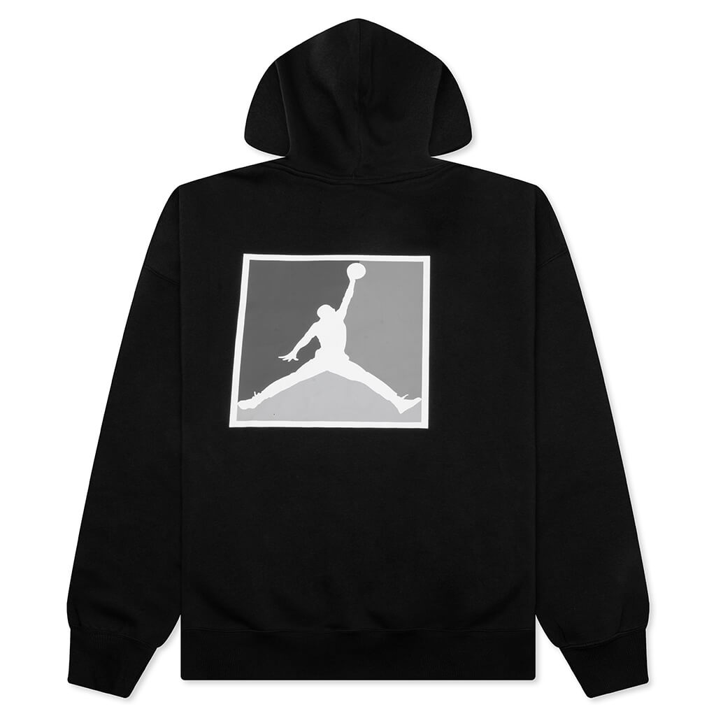 Brooklyn Fleece Graphic Pullover Hoodie - Black/White