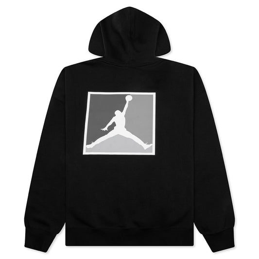 Brooklyn Fleece Graphic Pullover Hoodie - Black/White