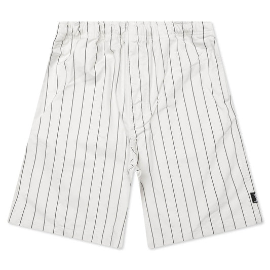 Brushed Beach Short - Bone Printed Stripe