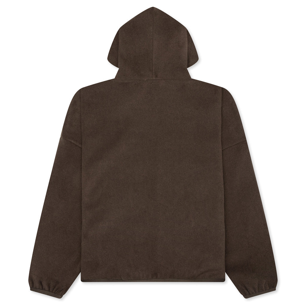 Brushed Hoodie - Brown