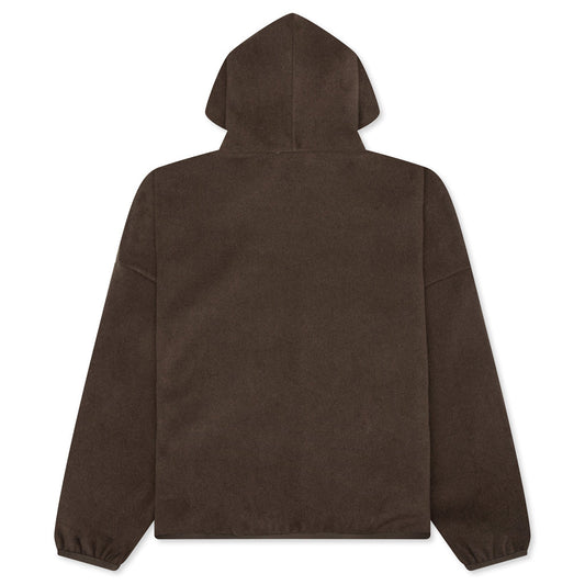 Brushed Hoodie - Brown