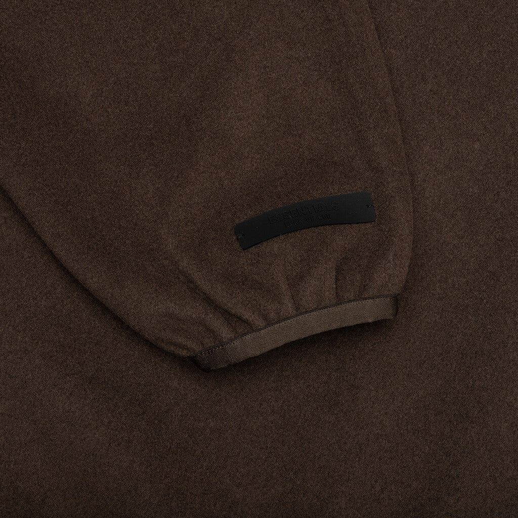 Brushed Hoodie - Brown