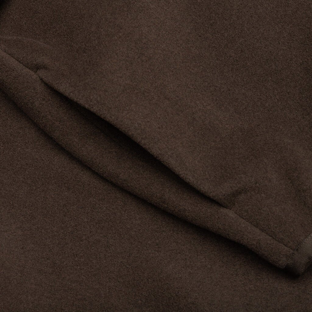 Brushed Hoodie - Brown