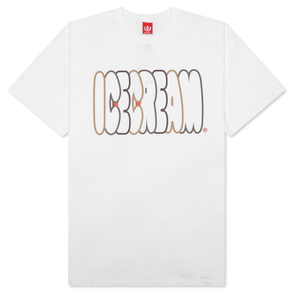 Bubble S/S Tee - White