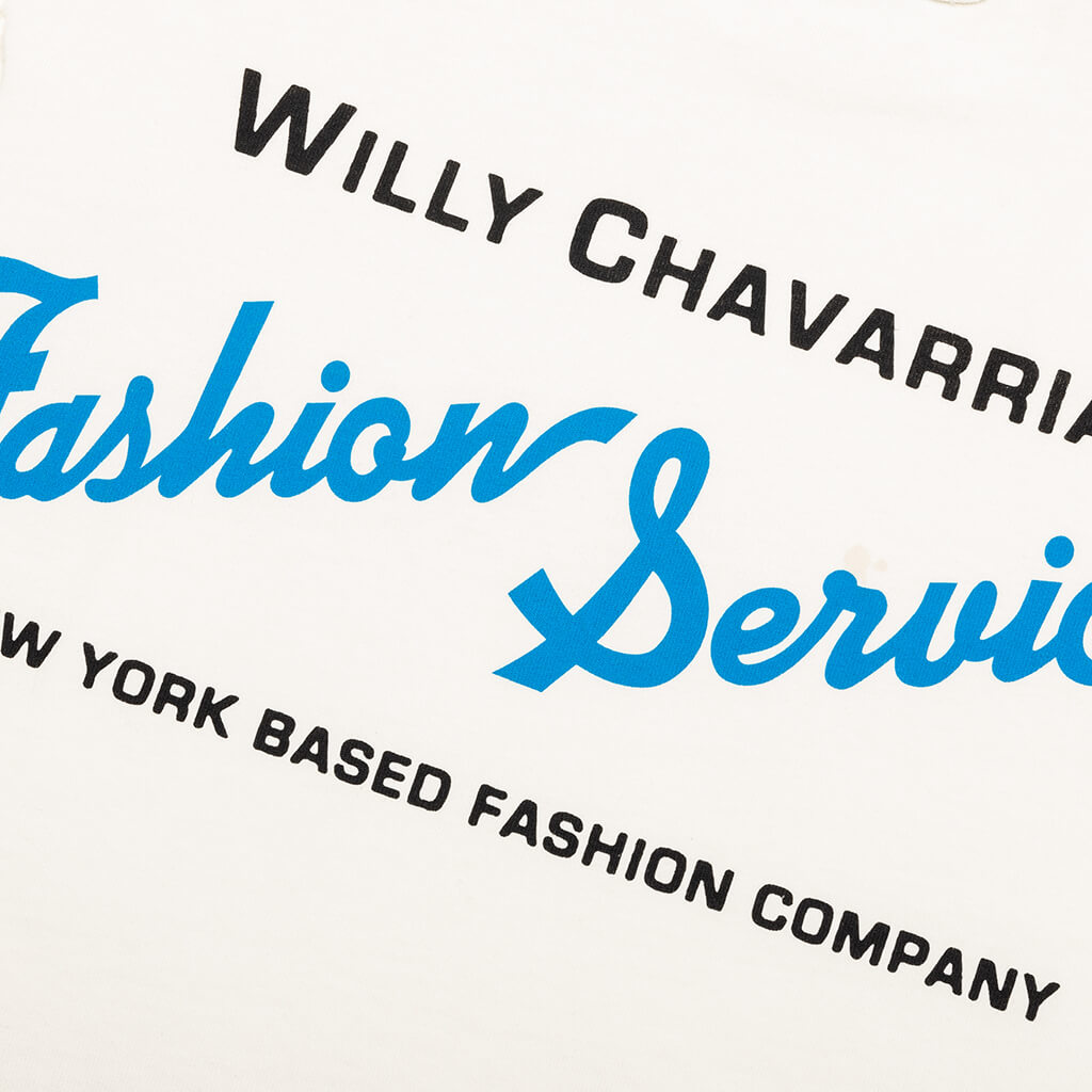 Fashion Services S/S Buffalo Tee - Cream