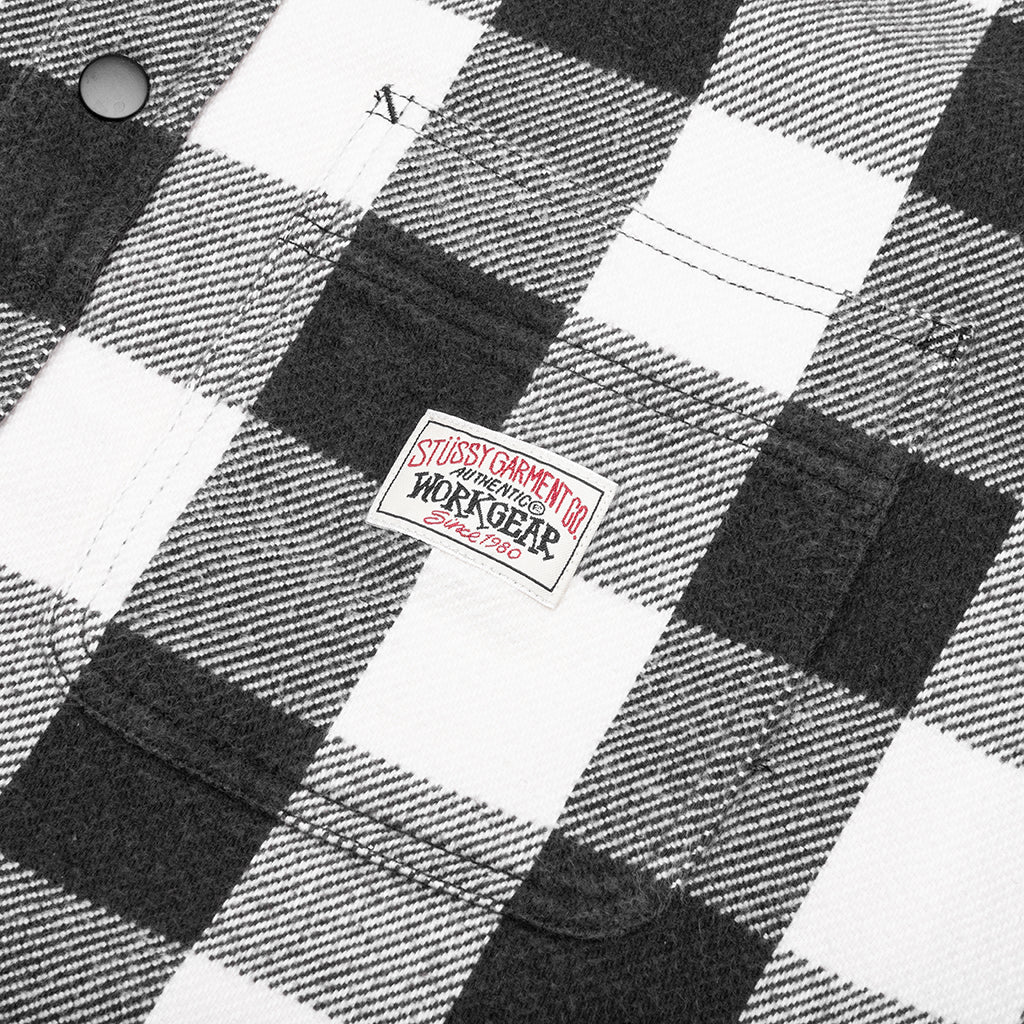 Buffalo Plaid Shirt - Bone