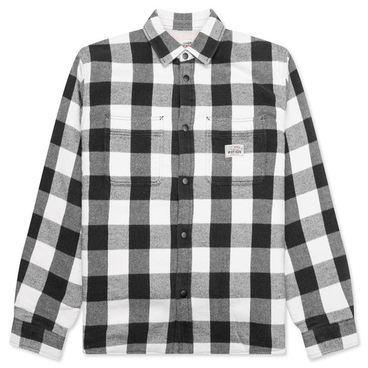 Buffalo Plaid Shirt - Bone