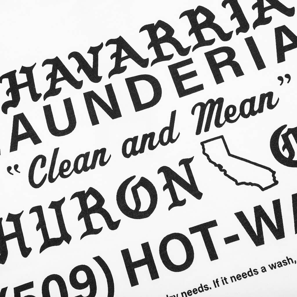Laundromat S/S Buffalo Pocket Tee - White