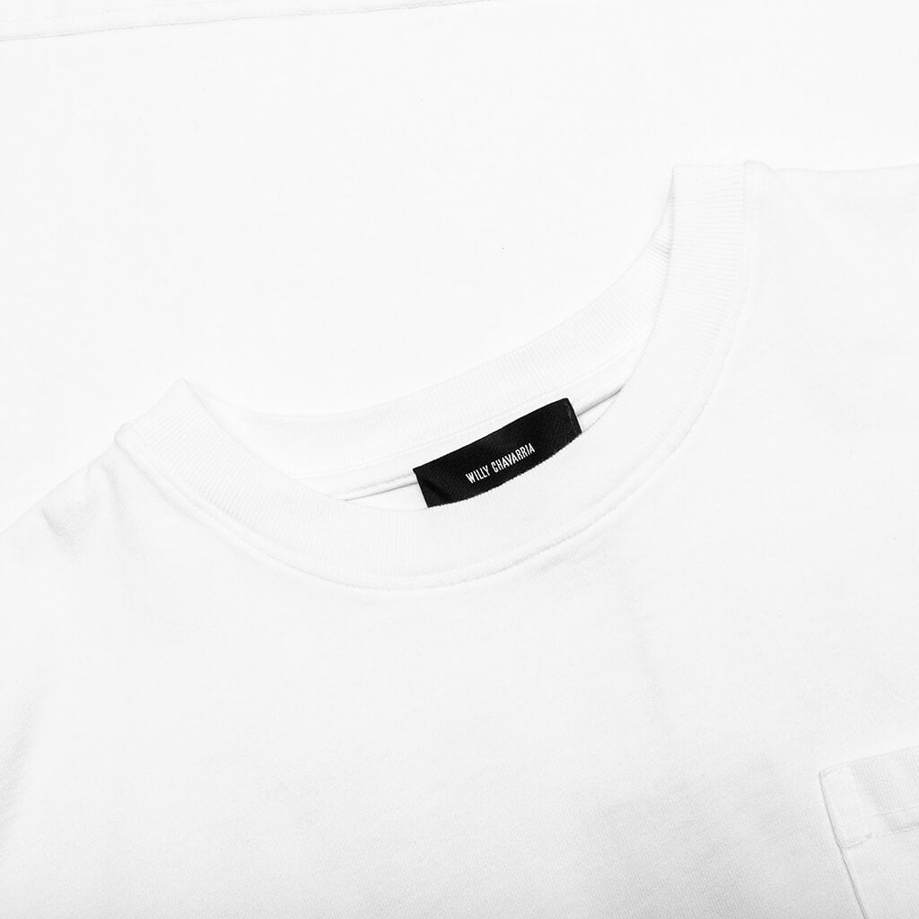 Laundromat S/S Buffalo Pocket Tee - White