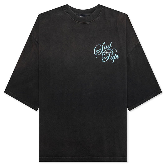 Sad Papi S/S Buffalo Tee - Black