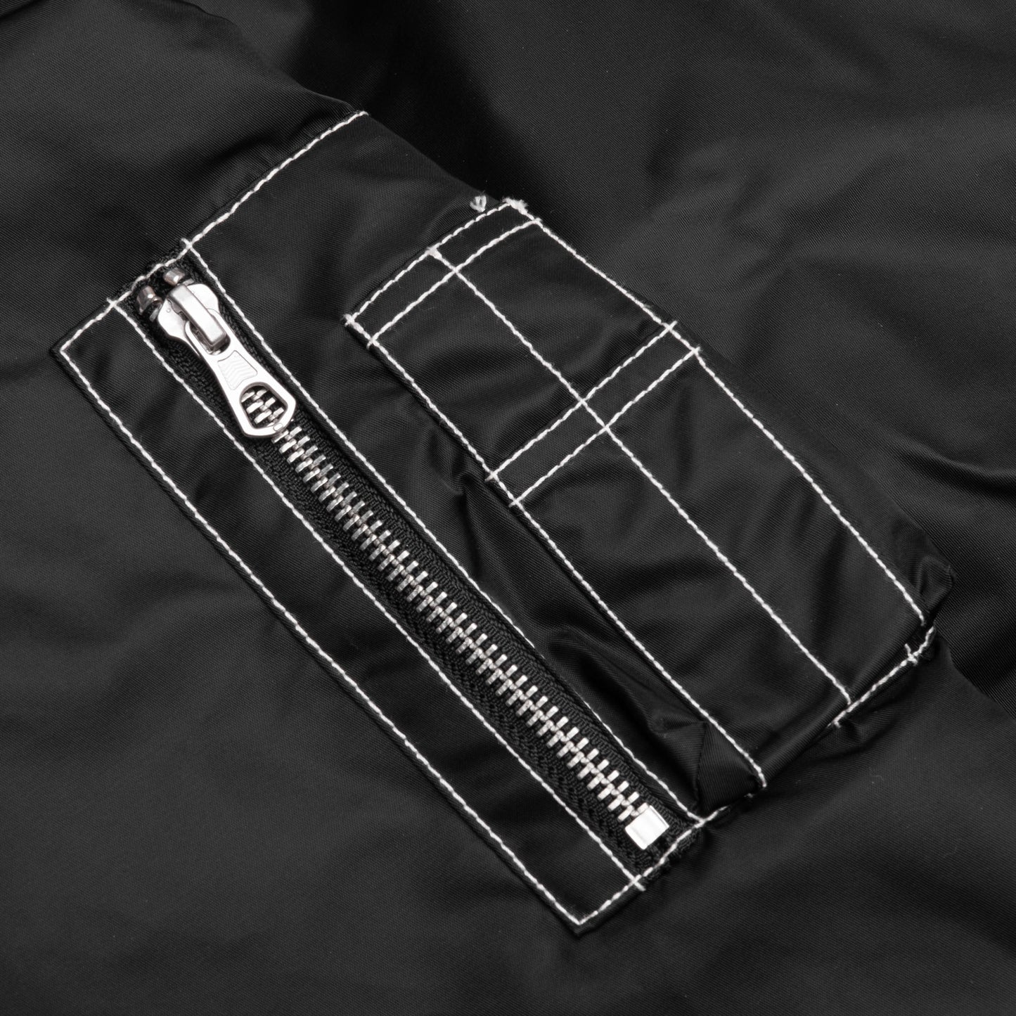 Built Bomber Jacket - Black