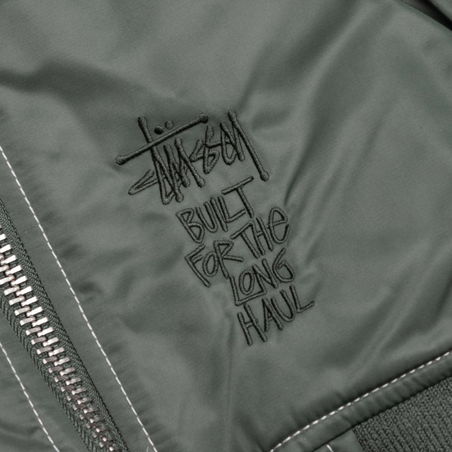 Built Bomber Jacket - Green