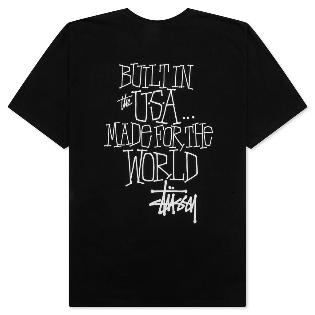 Built In Usa Pigment Dyed Tee - Black