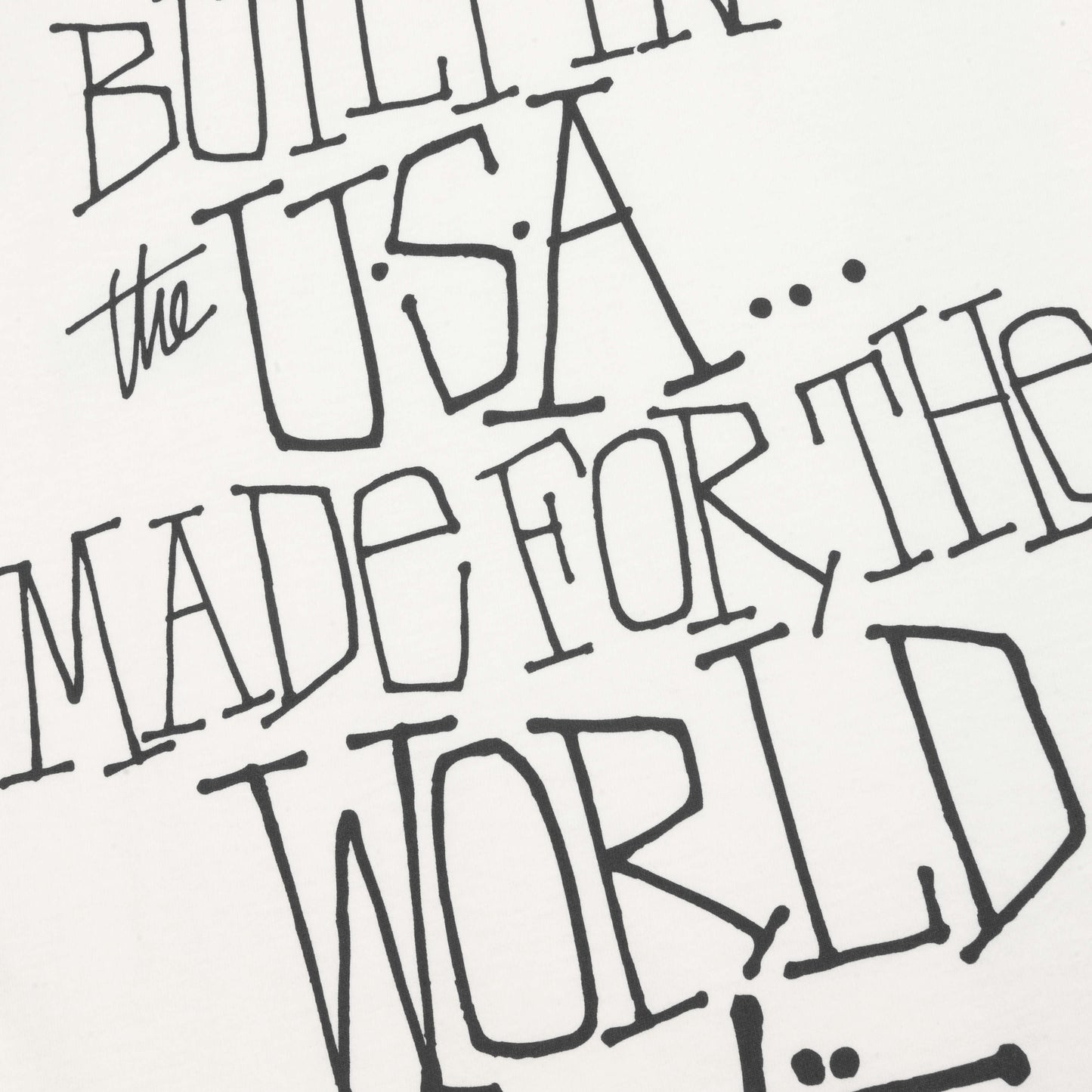 Built In Usa Pigment Dyed Tee - Natural