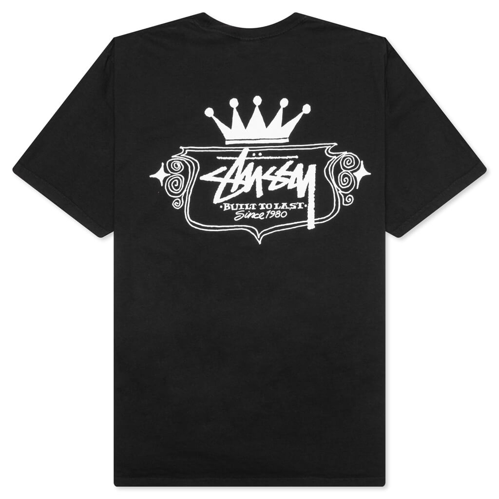 Built To Last Pig. Dyed Tee - Black