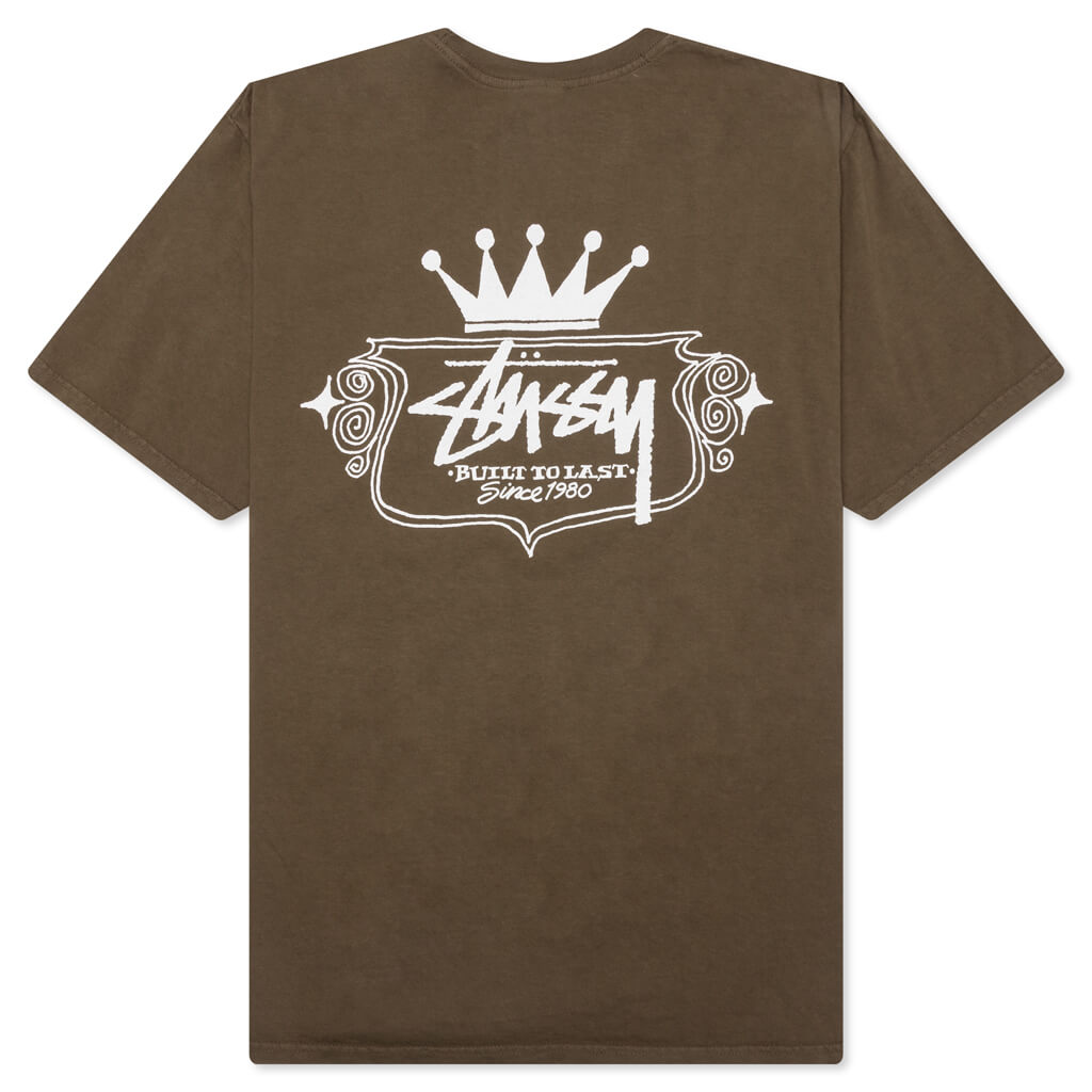 Built To Last Pig. Dyed Tee - Brown