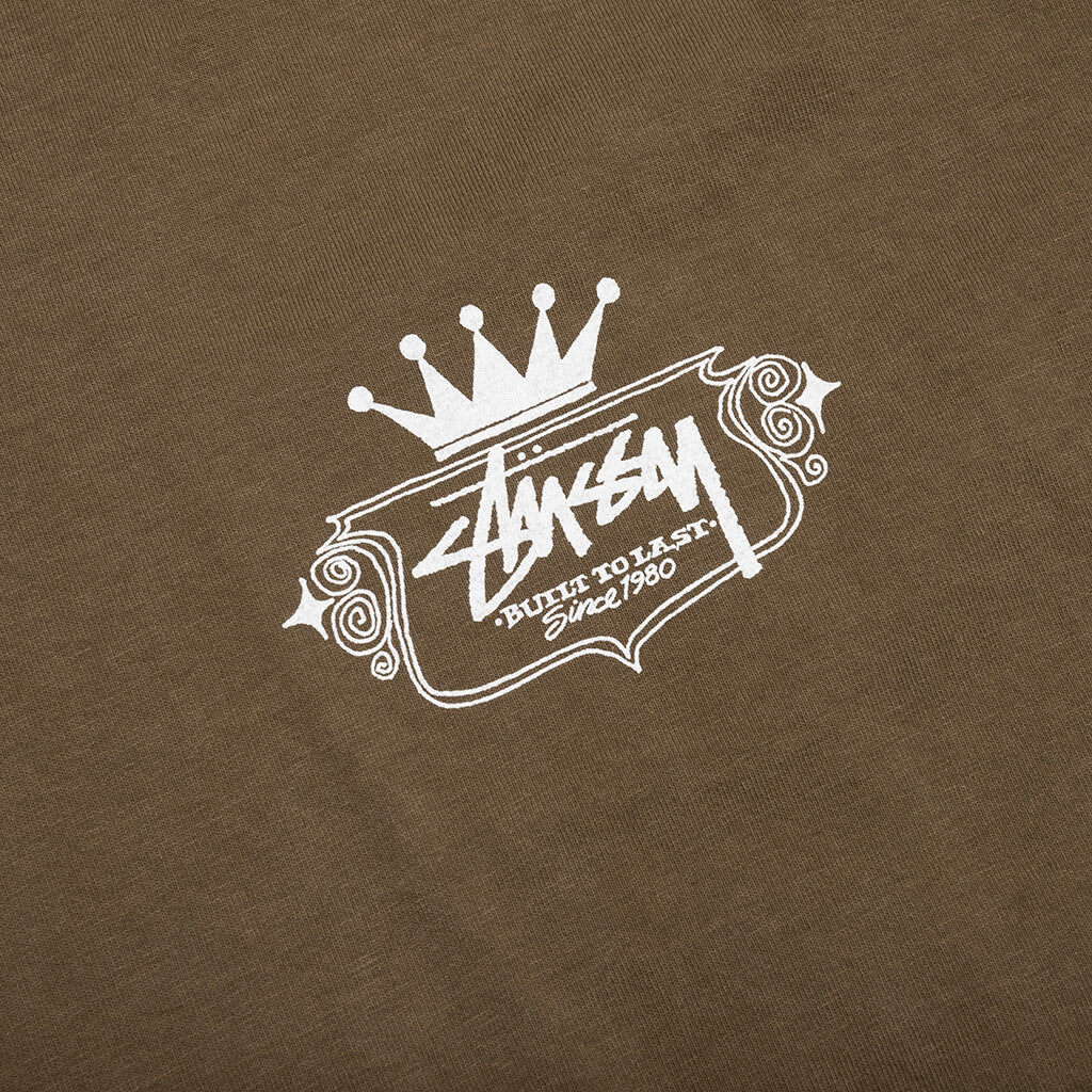 Built To Last Pig. Dyed Tee - Brown