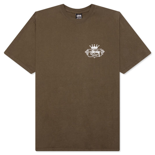 Built To Last Pig. Dyed Tee - Brown