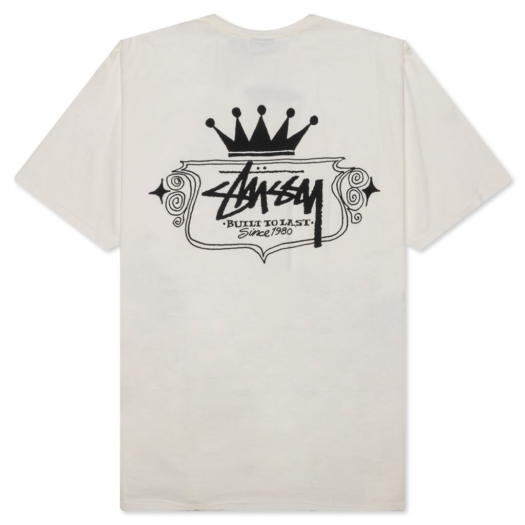 Built To Last Pig. Dyed Tee - Natural