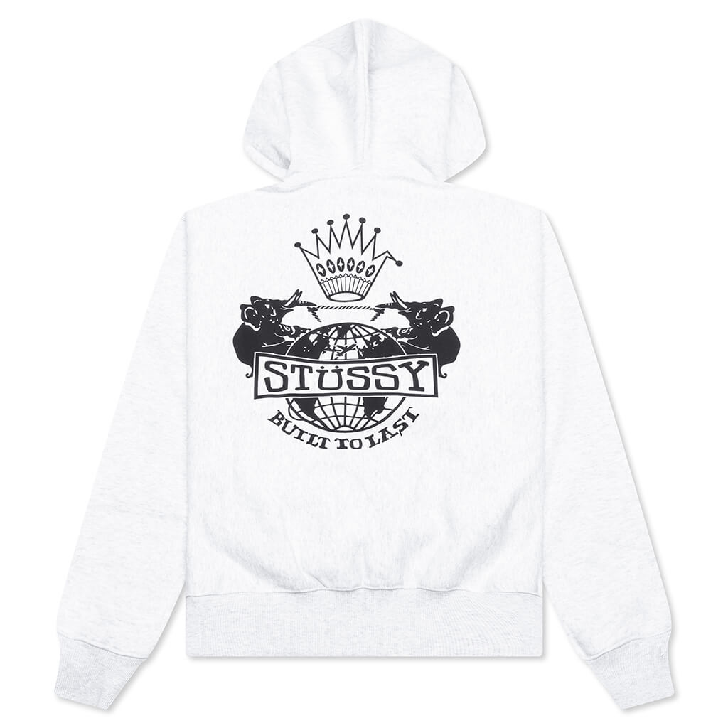 Built To Last Zip Hoodie - Ash Heather