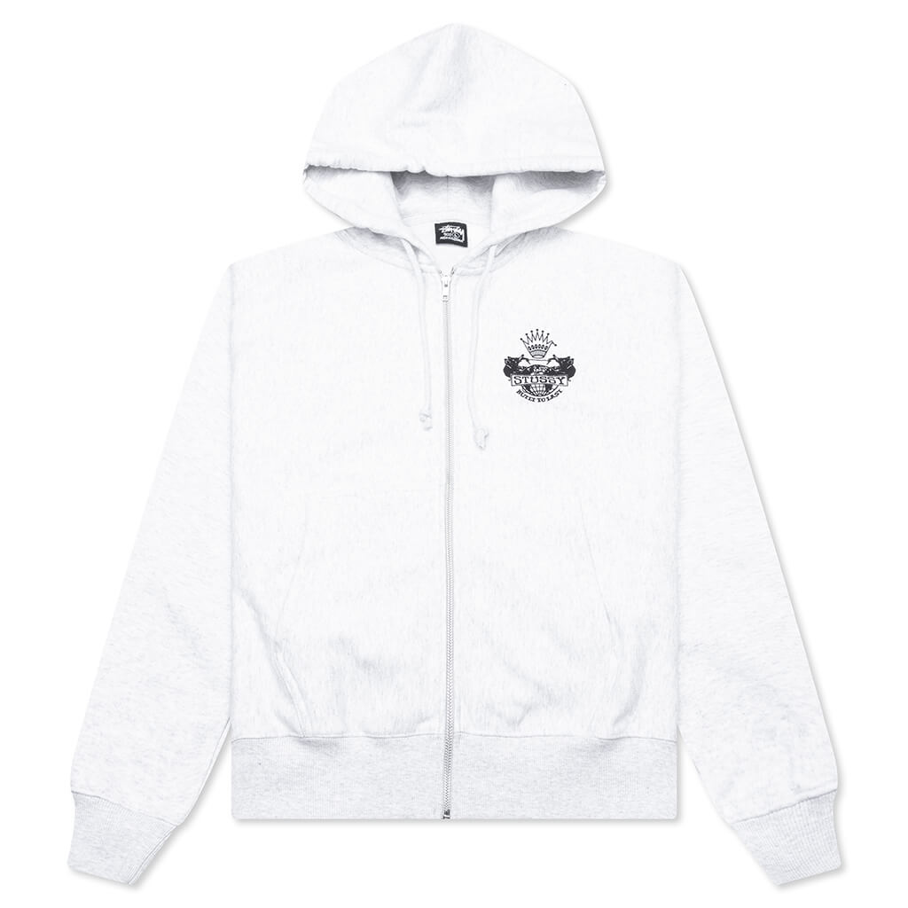Built To Last Zip Hoodie - Ash Heather