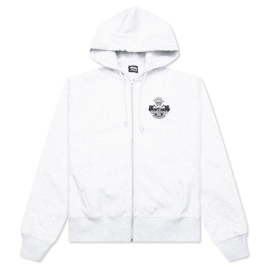 Built To Last Zip Hoodie - Ash Heather
