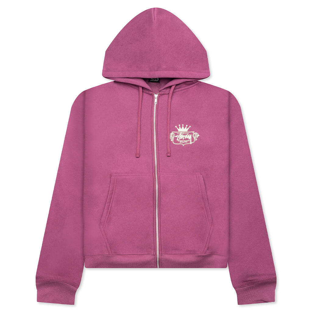 Built To Last Zip Hoodie - Berry