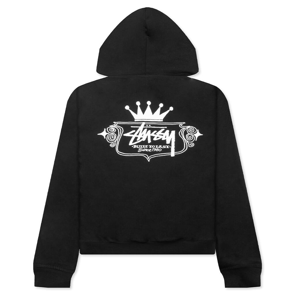 Built To Last Zip Hoodie - Black