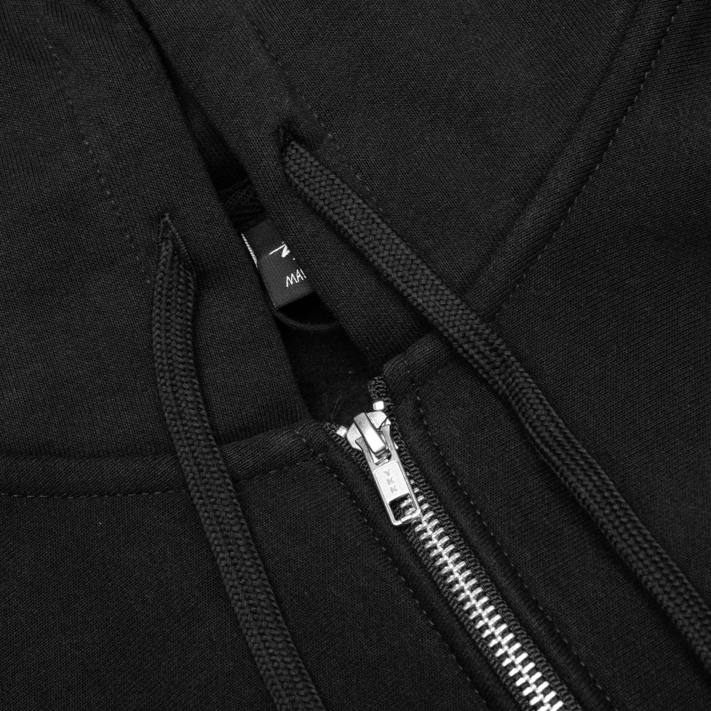 Built To Last Zip Hoodie - Black