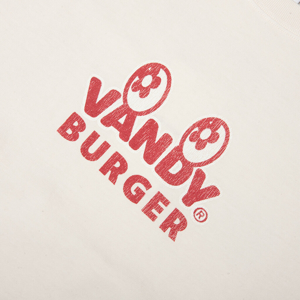 FastFood Menu Tee - Washed White