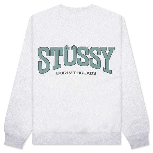 Burly Threads Crew - Ash Heather