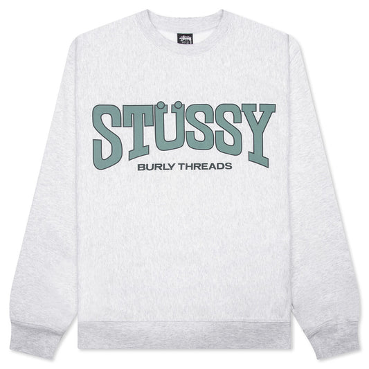Burly Threads Crew - Ash Heather