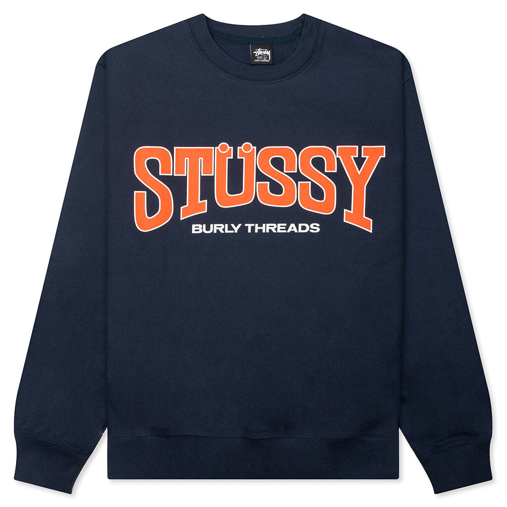 Burly Threads Crew - Navy