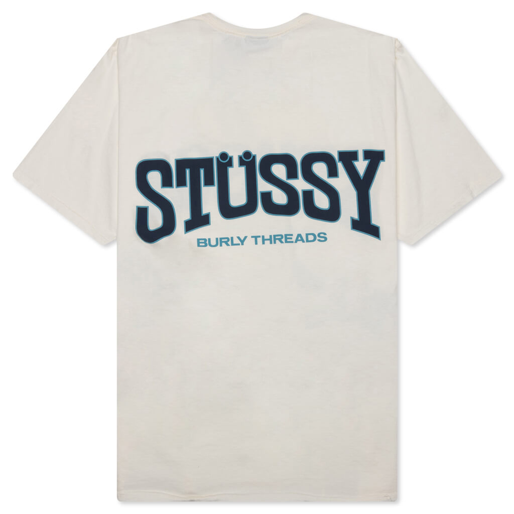 Burly Threads Pig. Dyed Tee - Natural