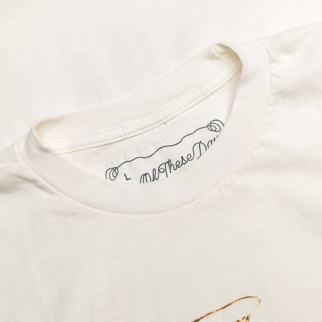Burns Much Brighter S/S T-Shirt - Bone