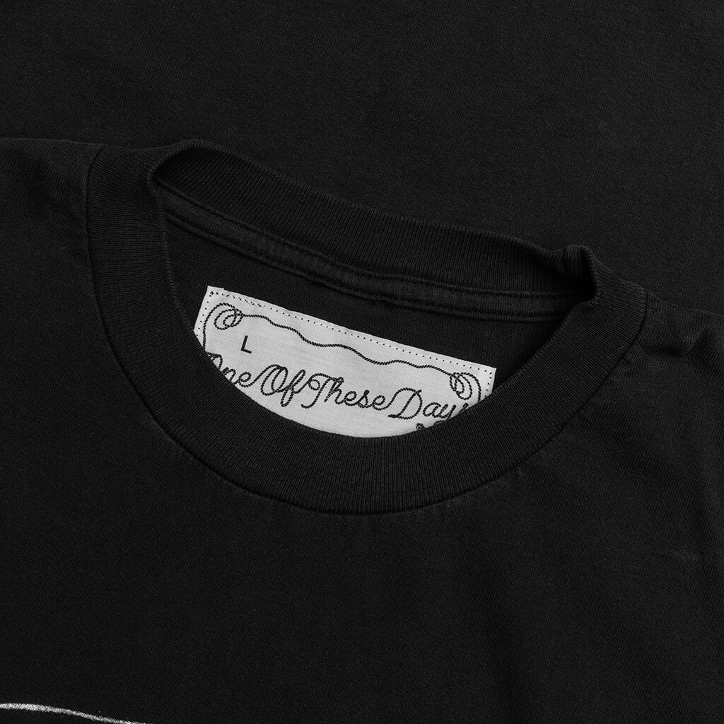 Burns Much Brighter S/S T-Shirt - Sun Faded Washed Black