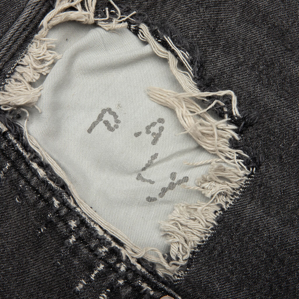 Busted Double Knee Jean - Black