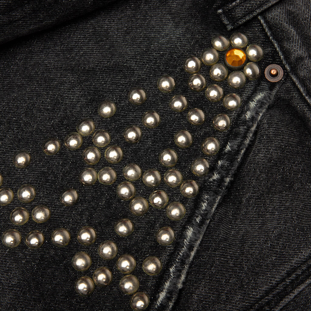 Busted Double Knee Jean - Black