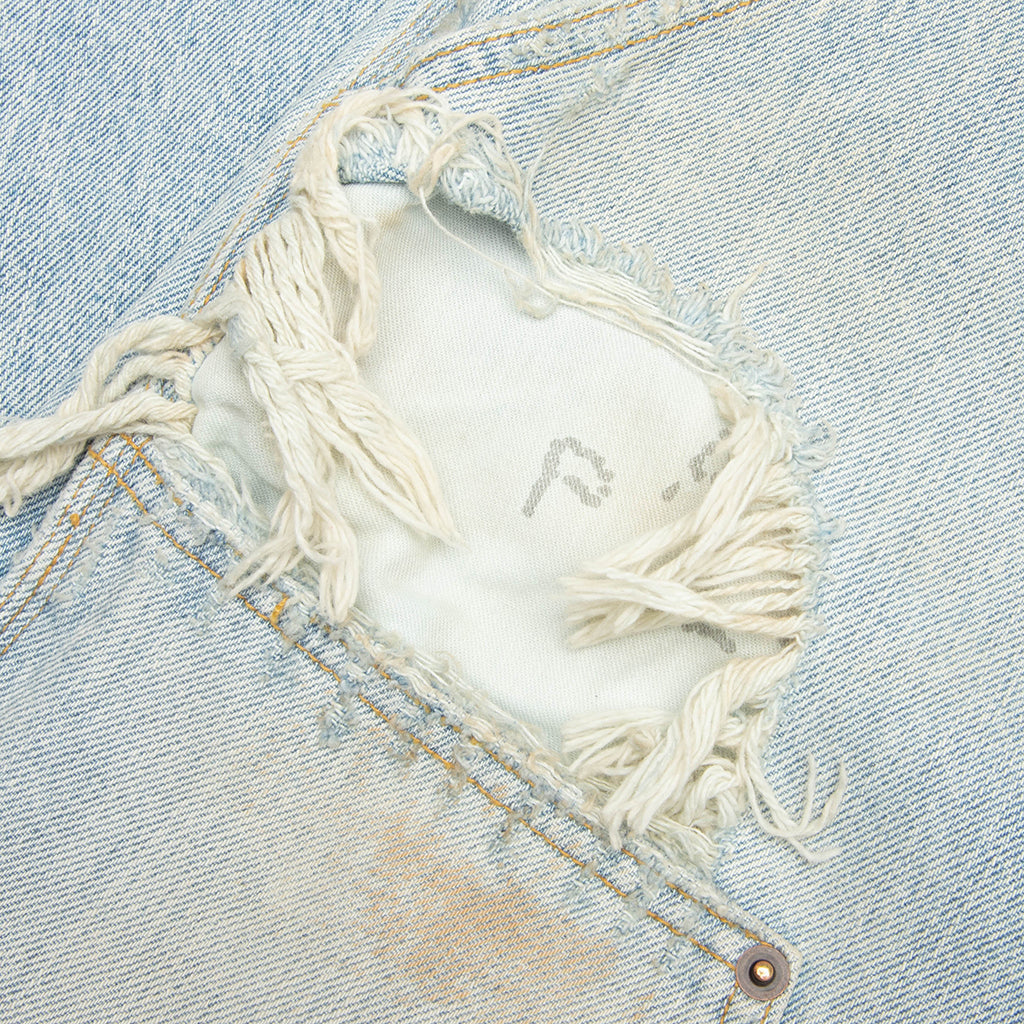 Busted Double Knee Jean - Denim