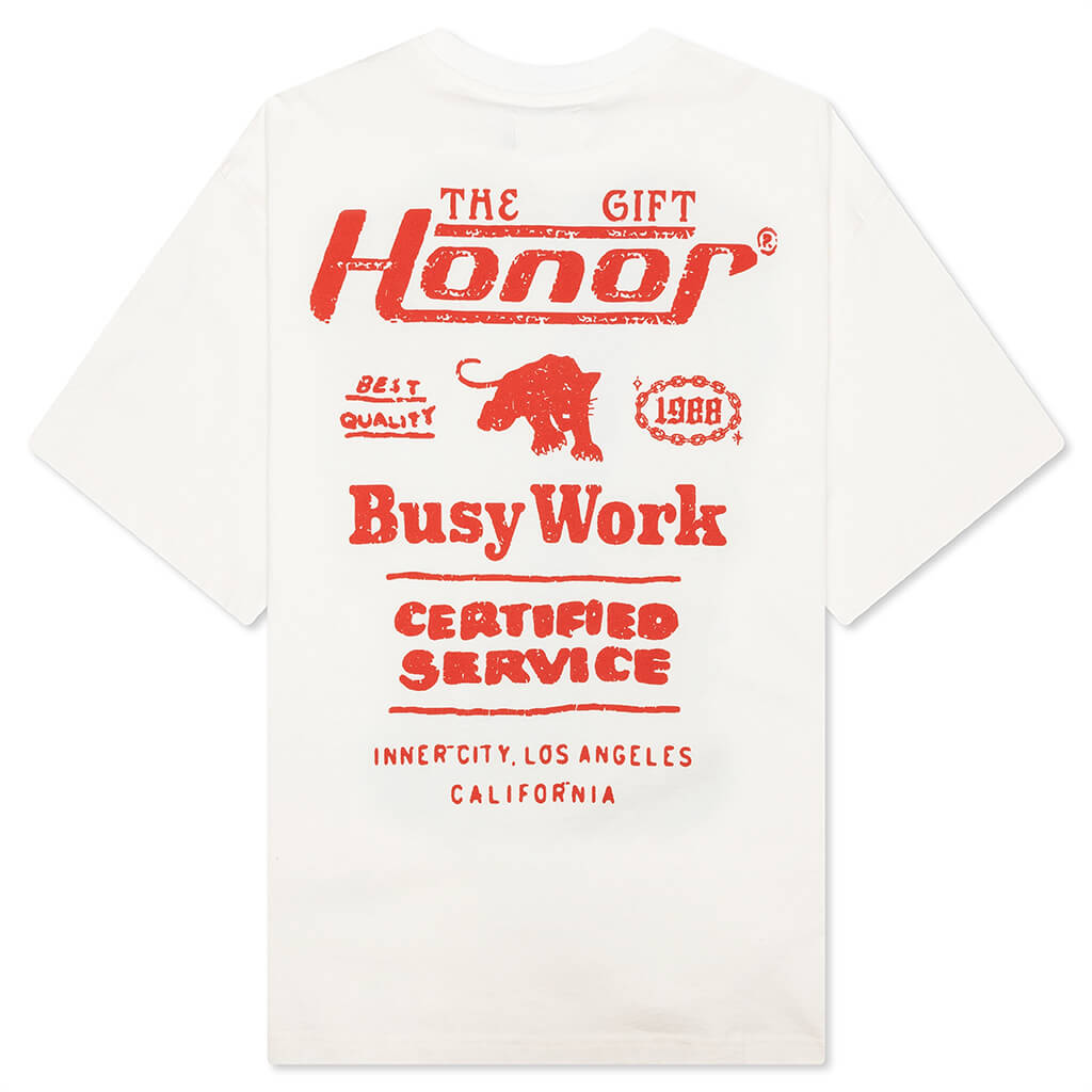Busy Work T-Shirt - White