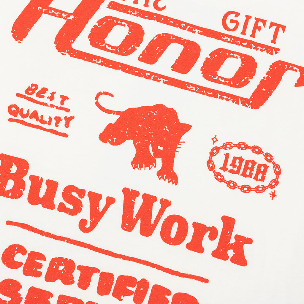 Busy Work T-Shirt - White