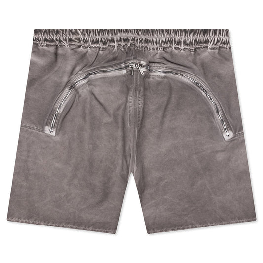 Butt Zipp Long Boxer Shorts - Dust
